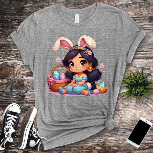 baby Jasmine with easter basket