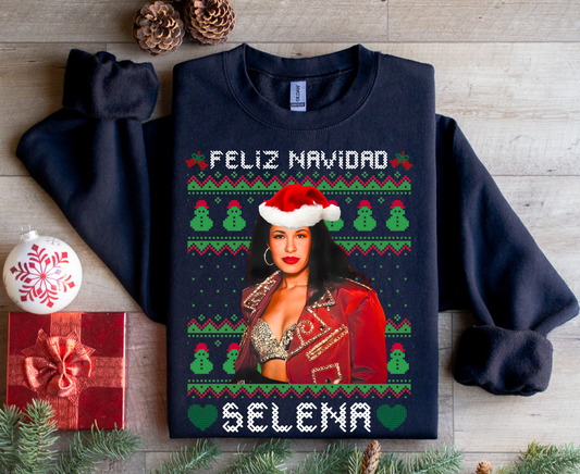feliz navidad Selena