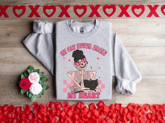 my cat never broke my heart