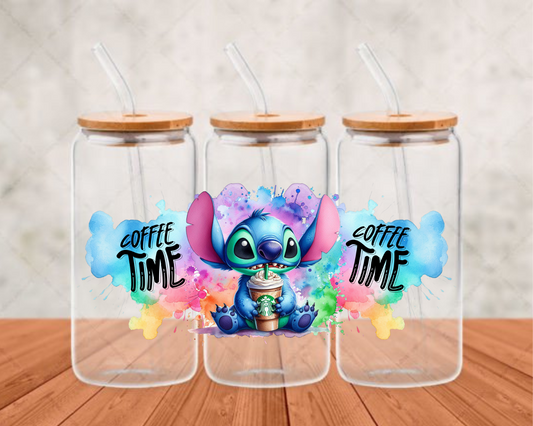Stitchcoffeetime UV-DTF adhesive cup