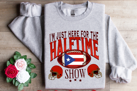 I'm just here for the halftime show