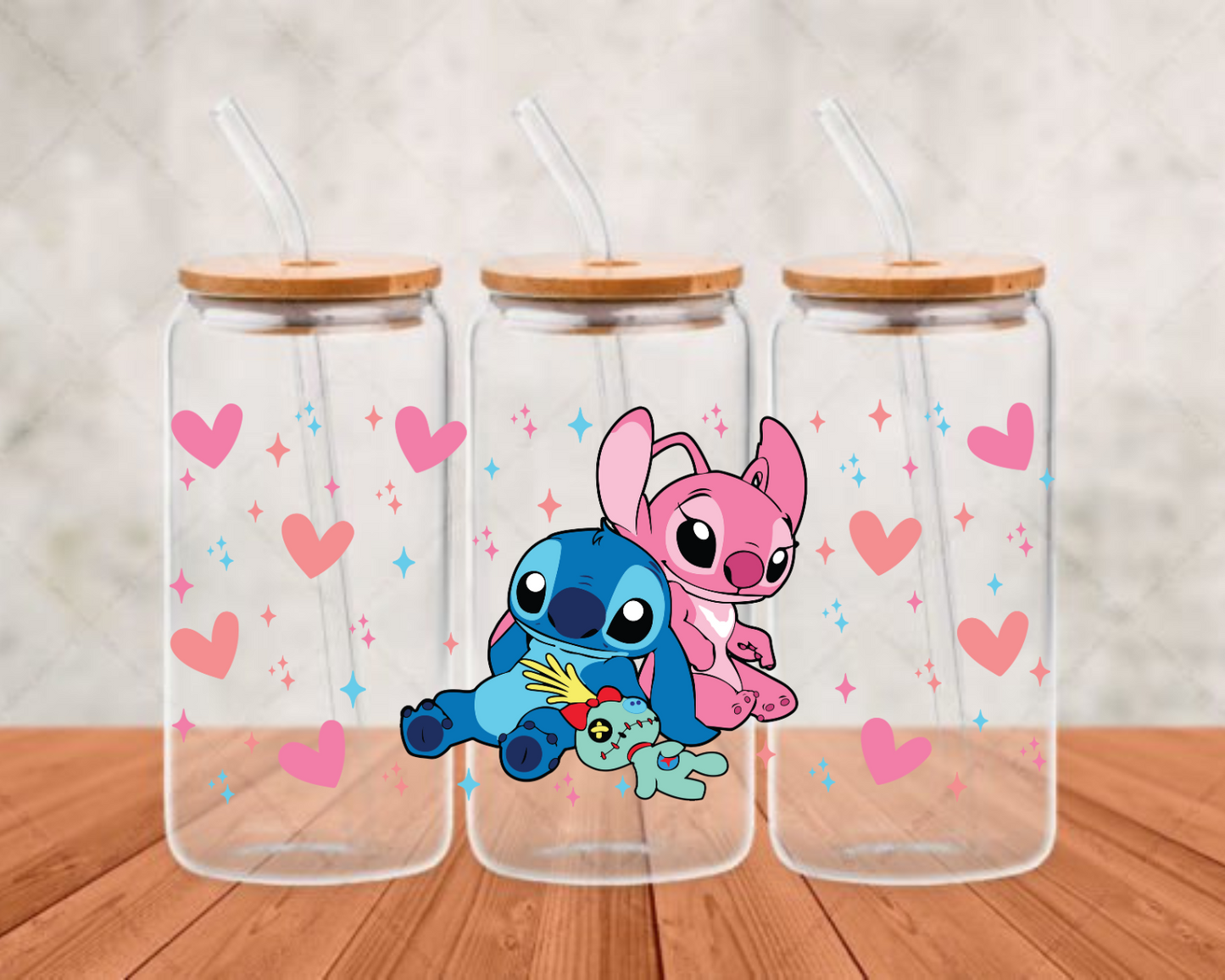 Stich With Hearts UV-DTF (adhesive cup wrap)