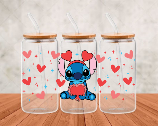 Stitch Holding Heart UV-DTF (adhesive cup wrap)