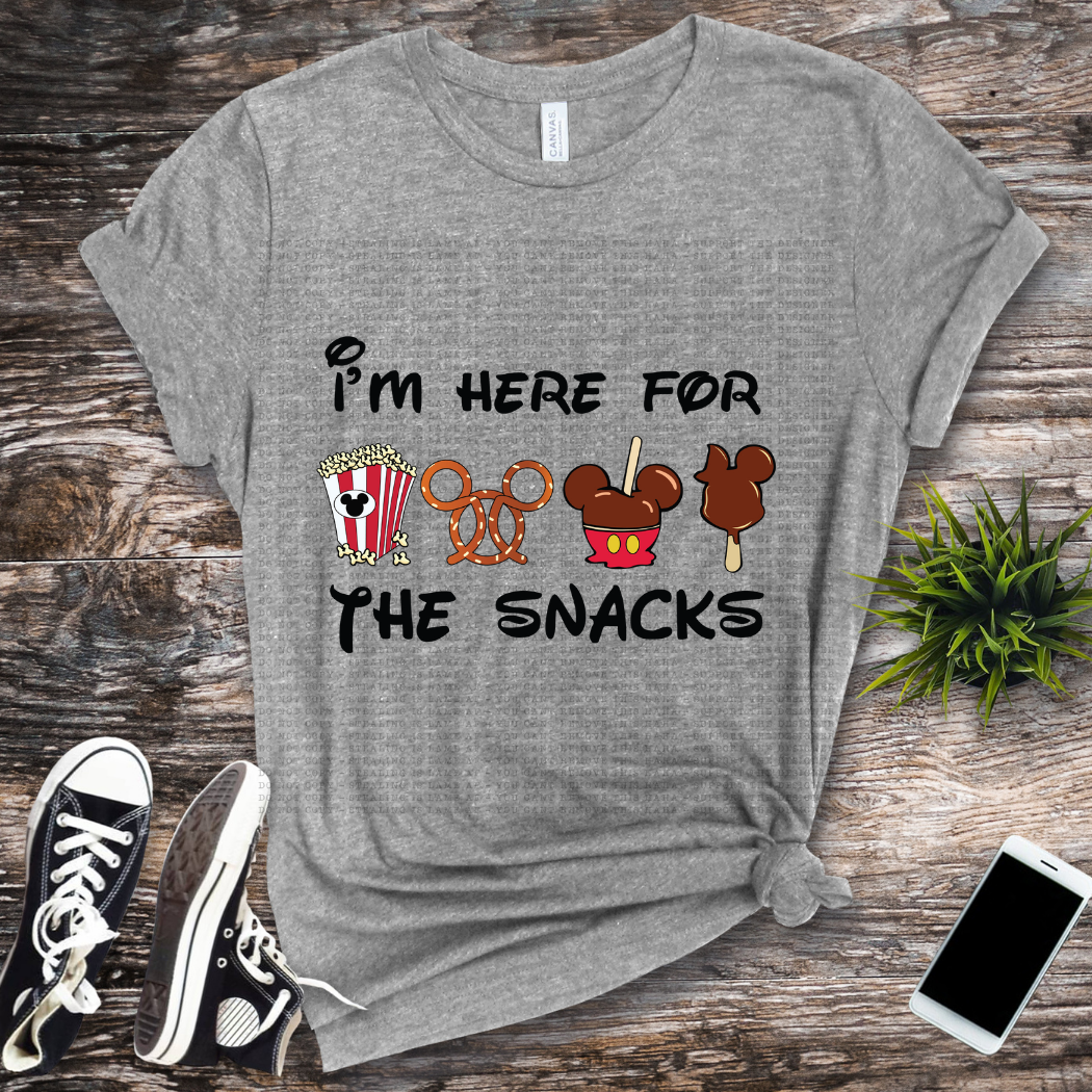 I'm here for the snacks