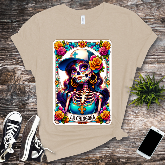 Chingona Día de los Muertos Card 2