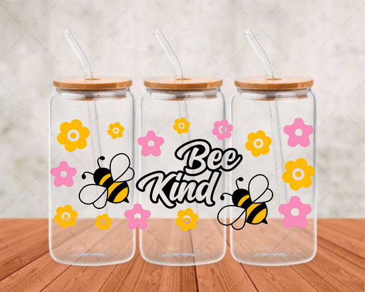 Bee Kind UV-DTF (adhesive cup wrap)