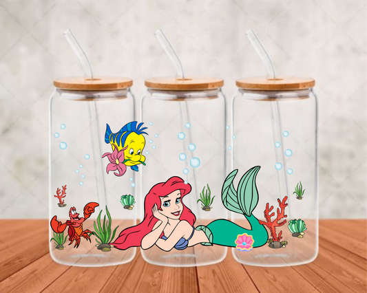 under the sea UV-DTF adhesive cup wrap