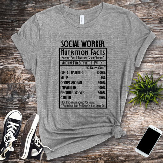 Social worker nutrition facts