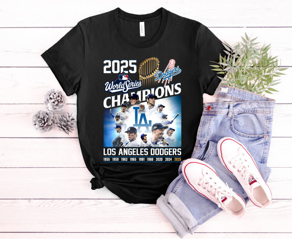 dodgers champs 5 white