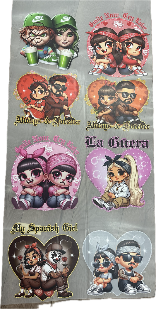 old school gang sheet