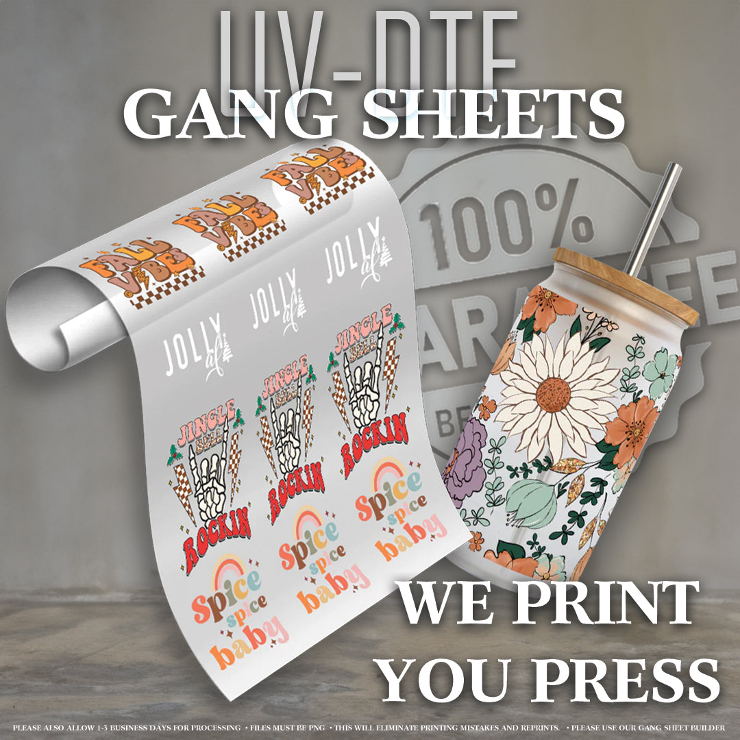 UV DTF GANG SHEET
