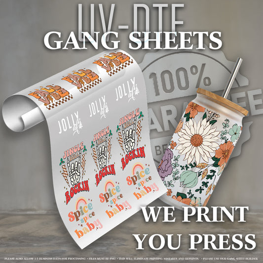 UV DTF GANG SHEET