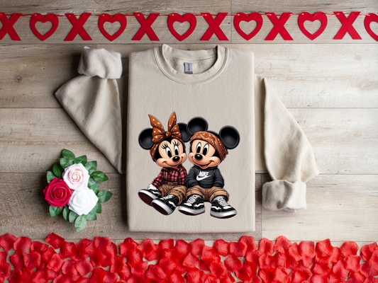 Chicano Love Mickey And Minnie
