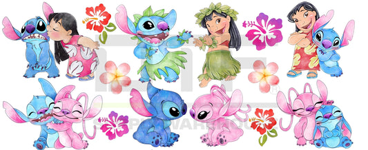 Stitch UV DTF cup wraps