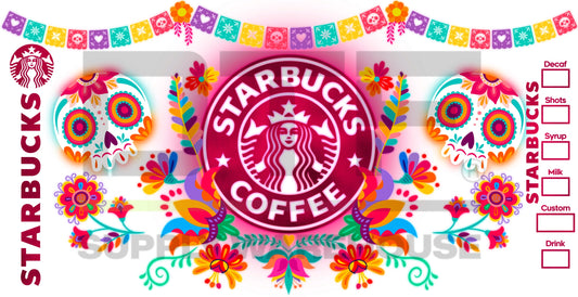 Muertos UV DTF cup wrap