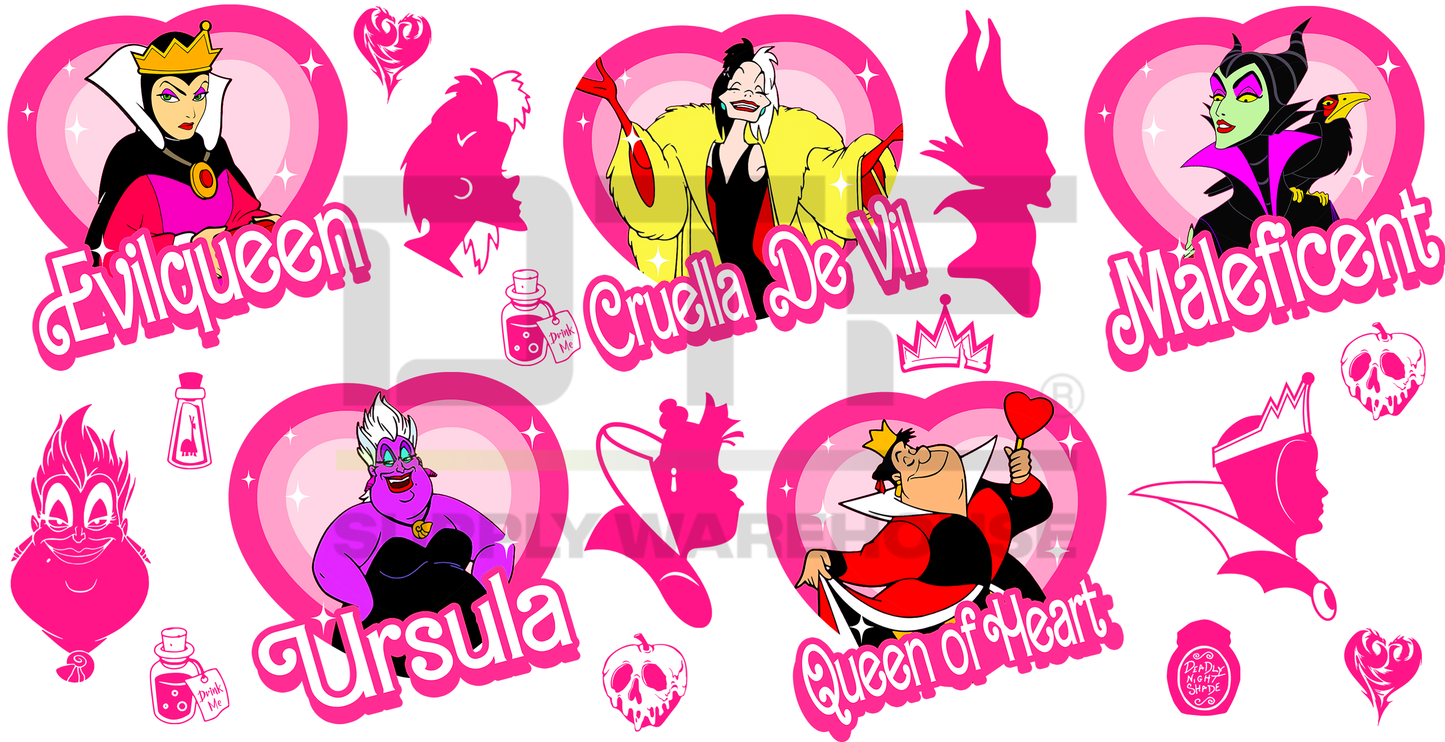 Evil queens UV DTF