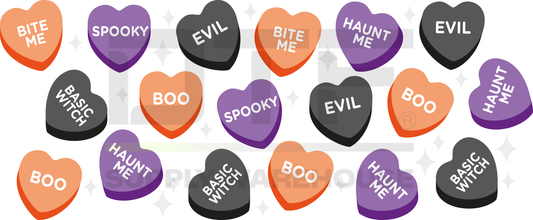 Halloween Hearts UVDTF