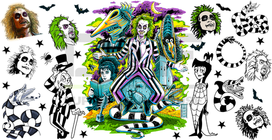 Beetlejuice UV-DTF (adhesive cup wrap)
