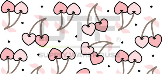 Cherry Hearts UV-DTF (adhesive cup wraps)