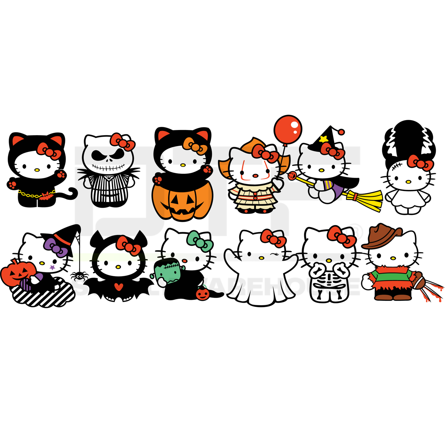 Kitty horror UV DTF