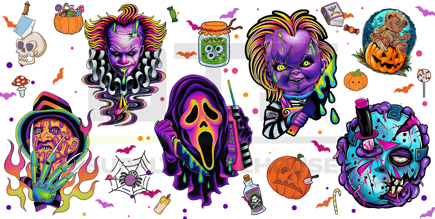 All the Terror UV DTF Cup wrap