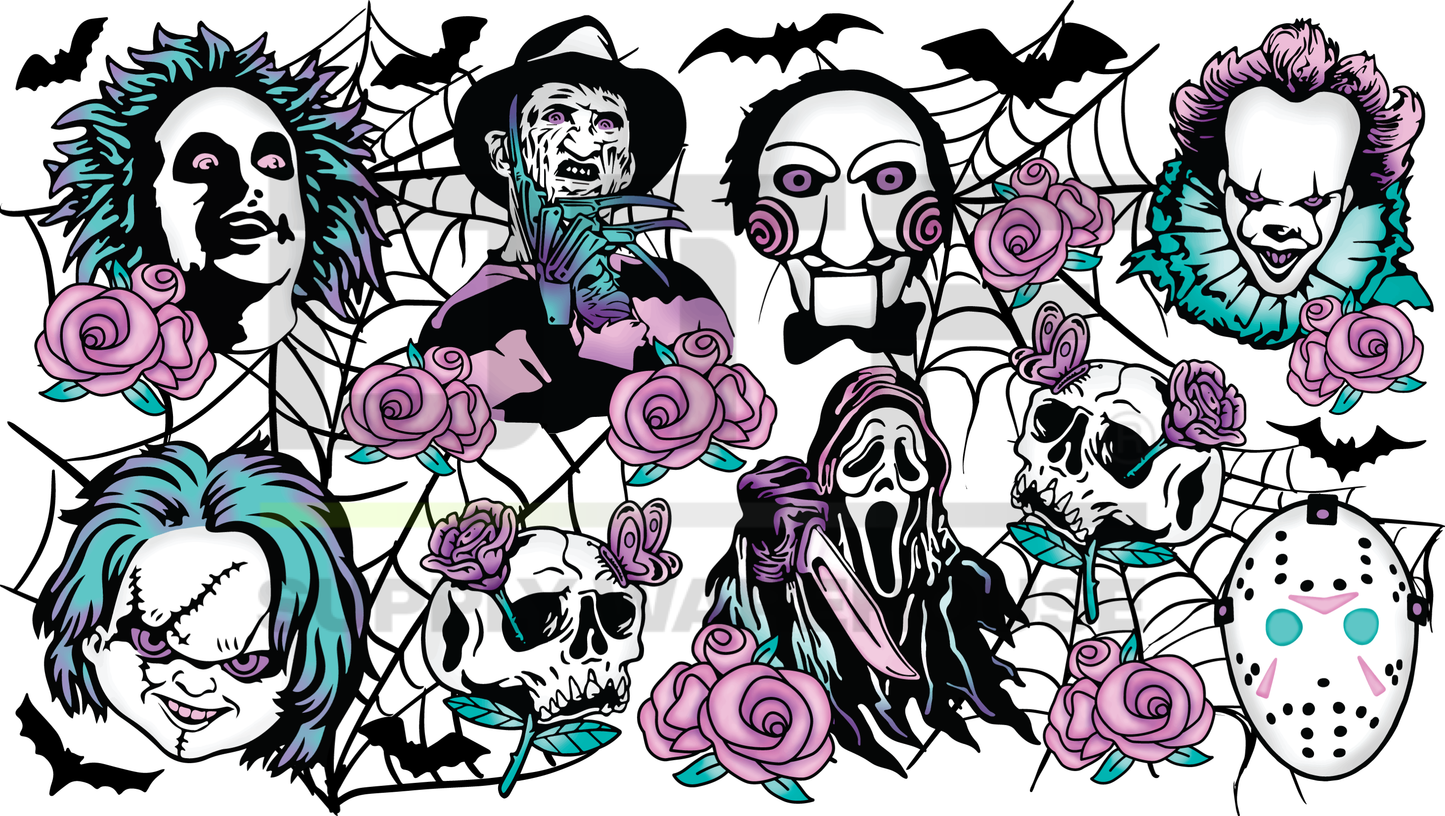 All the Terror UV DTF Cup wrap